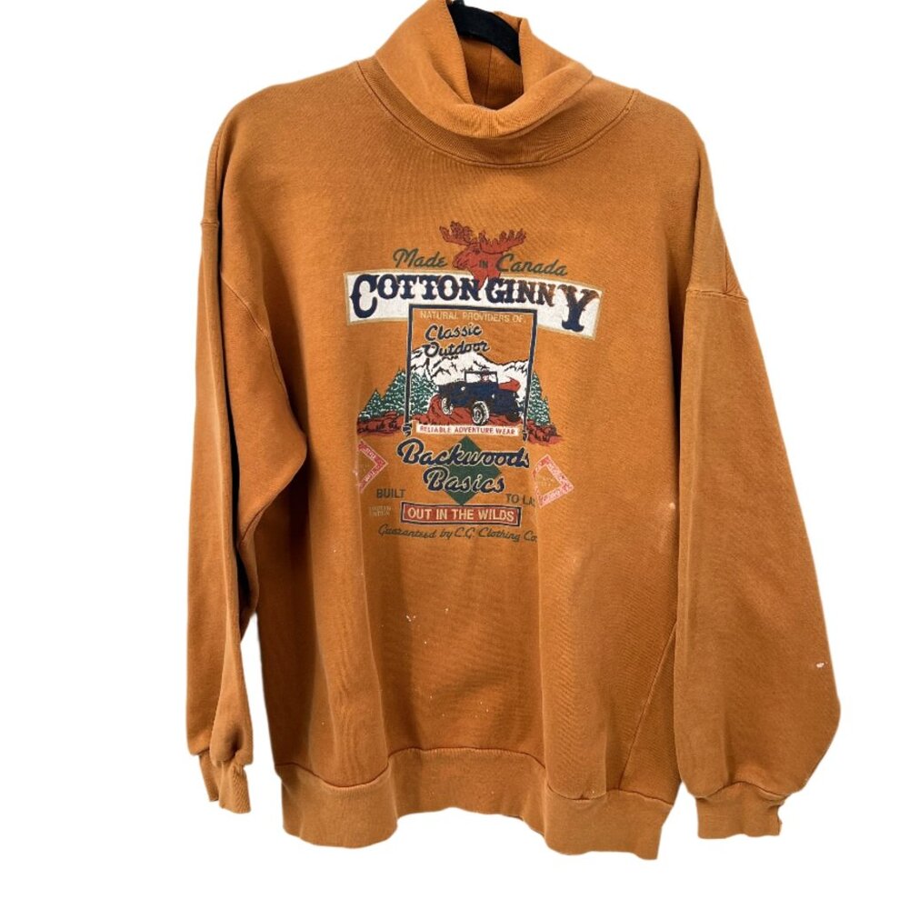 AS IS Vintage Cotton Ginny Turtleneck Pullover